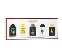 Lattafa Pride Eau de Parfum - Set de regalo n.º 1 (5 x 20 ml) | Set de regalo de perfume de lujo para hombres y mujeres | Fragancias árabes de larga duración | Mini aerosoles de viaje