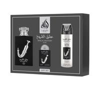 Lattafa Pride Ishq Al Shuyukh Silver EDP 100 ml + EDP 20 ml + DEO en spray 200 ml UNISEX