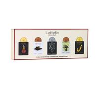 Lattafa Pride Eau de Parfum - Set de regalo n.º 2 (5 x 20 ml) | Set de regalo de perfume de lujo para hombres y mujeres | Fragancias árabes de larga duración | Mini aerosoles de viaje