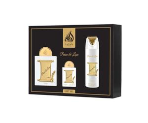Lattafa Pride Peace & Love EDP 100 ml + EDP 20 ml + DEO en spray 200 ml UNISEX