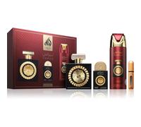 Lattafa Pride Nebras - Set de regalo de lujo para mujeres y hombres, frambuesa, cacao oscuro y vainilla, aroma largo y calmante