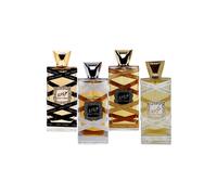 Lattafa - Set de regalo unisex de 4 perfumes (Oud Mood Elixir + Oud Mood Reminiscence + Oud Mood + Musk Mood), 100 ml cada uno