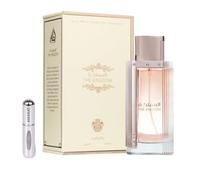 Lattafa The Kingdom Women Eau de Parfum 100 ml, Perfume Árabe para Mujer de Larga Duración, Incluye Atomizador 5 ml, Fragancia Dulce, Aroma Duradero con Toques Florales y Frutales (Women)