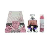 Lattafa Washwasha 2 Piece Gift Set: EDP 100ml - Deodorant Spray 50ml For Women
