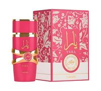 Lattafa Yara Candy Eau de Parfum para Mujer 100 ml - Perfume Árabe Dulce Gourmand con Fresa, Grosella Negra y Vainilla - Pack Laborawi (x1)