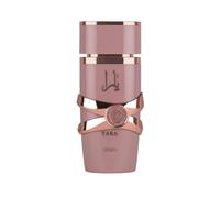 Lattafa Yara Elixir Eau de Parfum, diseño en rosa y oro, lujosa botella de cristal, perfume para mujer de 100 ml