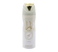 Lattafa Yara Moi - Desodorante perfumado en espray unisex, floral, afrutado, dulce, amaderado, 200 ml