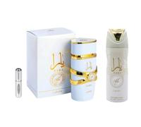 Lattafa Yara Moi Pack Perfume Árabe 100ml con Desodorante 200ml, Atomizador