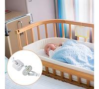 LATTCURE Cinturón para cuna de bebé, 7 m, fijación para camas auxiliares, correa para cama somier, cinturón para camas con somier, cinturón blanco para acoplar a la cama de adultos