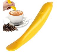 Latte Art Pen - Herramienta portátil para tallar, diseño de café con dibujo de patrón, grabado de espuma con detalles, accesorio, punta de acero inoxidable para decoración de bebidas de capuchino y
