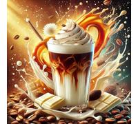 Latte macchiato - chocolate blanco aroma concentrado - Vegano - Sasami - 10ml