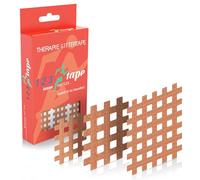 Lattice Tape Big Box Original por 123Tape, Cross Patch, Acupuncture Patch Mix Box 30 Hojas Beige - 170 Piezas - 10 Hojas por Tamaño (A & B & C)