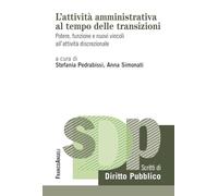 L'attività amministrativa al tempo delle transizioni. Potere, funzione e nuovi vincoli all'attività discrezionale (Studi di diritto pubblico)