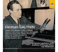 Latysheva & Nikiforchin - Galynin, Herman : Intégrale de L’oeuvre pour Cordes