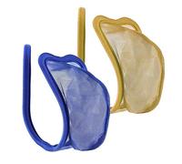 lau-fashion Juego de 2 tangas en forma de C para hombre, color beige, azul, transparente, tallas S/M/L
