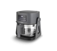 Lauben Glass&Grill Air Fryer Freidora de aire caliente 3 en 1 5500BG con capacidad 4,2L, cesta para freír de vidrio, 6 programas + ajuste manual, 3 en 1 - se puede utilizar como parrilla y sartén