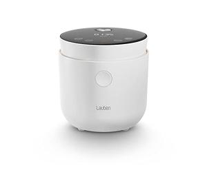 Lauben LOW Sugar Rice Cooker, Olla arrocera con función baja en azúcar, 1,5 l, temporizador, función mantener caliente, recipiente interior apto para lavavajillas, superficie antiadherente (Blanco)