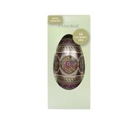 Lauensteiner Fabergé - Huevo gigante de metal con 250 g de huevos de Pascua de chocolate sin alcohol - Regalo perfecto para Pascua para grandes y pequeños