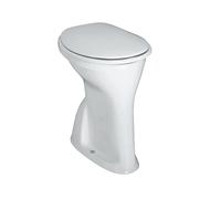 LAUFEN Albonova WC de pedestal, taza plana, desagüe vertical, con borde enrasado, 480x350x500mm, H8219980000001