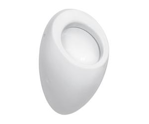 LAUFEN Alessi un urinario de succión, sin agujeros para montaje de tapa, sin mosca, 325x290mm, H8409754000001, Color: Blanco con LCC