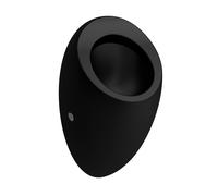 LAUFEN Alessi un urinario de succión, sin agujeros para montaje de tapa, sin mosca, 325x290mm, H8409757160001, Color: Negro Mate