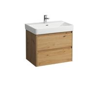 LAUFEN BASE 2.0 mueble bajo lavabo, 2 cajones, SoftClose, incl. sistema de organización, para H810967, 669x446x515mm, H4112921082671, Color: Roble silvestre