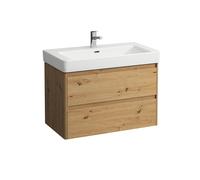 LAUFEN BASE 2.0 mueble bajo lavabo, 2 cajones, SoftClose, incl. sistema de organización, para H813965, 821x446x515mm, H4113021082671, Color: Roble silvestre