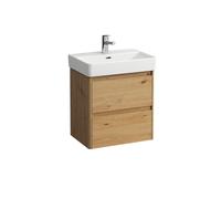 LAUFEN BASE 2.0 mueble bajo lavabo, 2 cajones, SoftClose, incl. sistema de organización, para H818958, 521x361x515mm, H4112521082671, Color: Roble silvestre