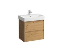 LAUFEN BASE 2.0 mueble bajo lavabo, 2 cajones, SoftClose, incl. sistema de organización, para H818959, 572x361x515mm, H4112621082671, Color: Roble silvestre