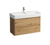 LAUFEN BASE 2.0 para mueble bajo lavabo VAL, 2 cajones, incl. sistema de organización, para H810287, 920x400x515mm, H4114121082671, Color: Roble silvestre