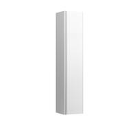 LAUFEN Base para armario alto Ino, 1 puerta, bisagra derecha, tirador aluminio anodizado, H4030321102601, Color: blanco mate