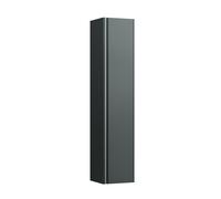 LAUFEN Base para armario alto Ino, 1 puerta, bisagra derecha, tirador aluminio anodizado, H4030321102661, Color: Gris de tráfico