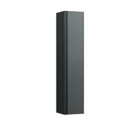 LAUFEN Base para armario alto Ino, 1 puerta, bisagra derecha, tirador aluminio negro, H4030341102661, Color: Gris de tráfico