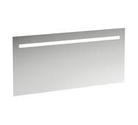 LAUFEN espejo Leelo con iluminación LED horizontal integrada, marco de aluminio, 1500 mm, versión para interruptor de luz externa, H4476919501441