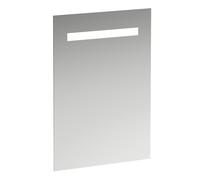 LAUFEN espejo Leelo con iluminación LED horizontal integrada, marco de aluminio, 550 mm, versión para interruptor de luz externa, H4476219501441