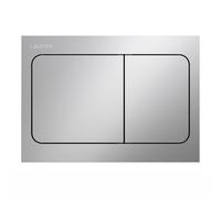 LAUFEN INEO placa de accionamiento Aire, para elemento de WC, accionamiento de doble descarga, H9001130070001, Color: Cromo mate