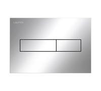 LAUFEN INEO placa de accionamiento Horizon, para elemento de WC, accionamiento de doble descarga, H9001110040001, Color: cromado