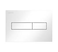 LAUFEN INEO placa de accionamiento Horizon, para elemento de WC, accionamiento de doble descarga, H9001110000001, Color: Blanco brillante