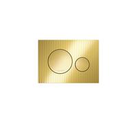 LAUFEN INEO placa de accionamiento Moondance, para elemento de WC, accionamiento de doble descarga, H9001160010001, Color: oro brillante