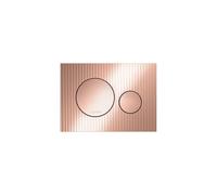LAUFEN INEO placa de accionamiento Moondance, para elemento de WC, accionamiento de doble descarga, H9001161620001, Color: Oro rosa brillante