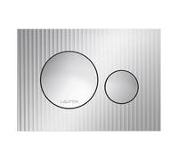 LAUFEN INEO placa de accionamiento Moondance, para elemento de WC, accionamiento de doble descarga, H9001160040001, Color: cromado