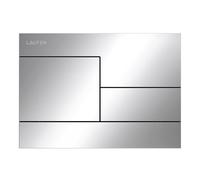 LAUFEN INEO placa de accionamiento SKYline, para elemento de WC, accionamiento de doble descarga, H9001180040001, Color: cromado