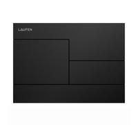 LAUFEN INEO placa de accionamiento SKYline, para elemento de WC, accionamiento de doble descarga, H9001187160001, Color: Negro Mate