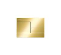 LAUFEN INEO placa de accionamiento SKYline, para elemento de WC, accionamiento de doble descarga, H9001180010001, Color: oro brillante