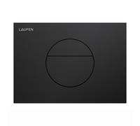 LAUFEN INEO placa de accionamiento Sunrise, para elemento de WC, accionamiento de doble descarga, H9001127160001, Color: Negro Mate