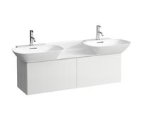 LAUFEN Ino mueble bajo lavabo, para lavabo doble 814304, 1170x350x355mm, H4254110301701, Color: Nieve (blanco mate)