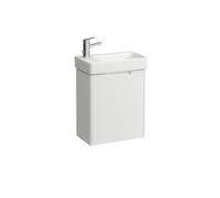 LAUFEN juego completo 480, lavamanos Pro S, 1 grifo a la izquierda, con rebosadero, incl. mueble bajo Juna, 1 puerta a la izquierda, 480x280x680mm, H8659669991041, Color: multicolor