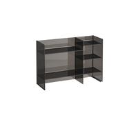 LAUFEN Kartell Estantería Sound-rack, ancho/alto: 750/260/530 mm, H3893310850001, Color: Gris humo
