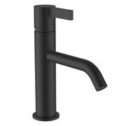 LAUFEN Kartell mezclador de lavabo, sin válvula de desagüe, 135mm de proyección, H3113310811201, Color: Negro titanio mate