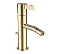 LAUFEN Kartell Mezclador monomando para bidé, sin válvula de desagüe, con barra de tracción, proyección 110mm, 0, H3413310011031, Color: Oro